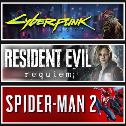  Cyberpunk +RE Requiem +Spider Man 2